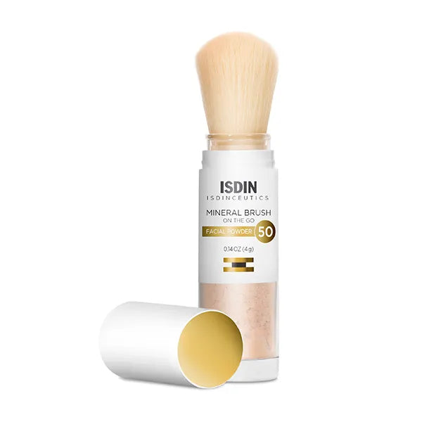 ISDIN Mineral Powder Brush | On-The-Go Facial Powder with SPF 50 ISDIN Skincare 