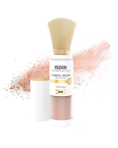 ISDIN Mineral Powder Brush | On-The-Go Facial Powder with SPF 50 ISDIN Skincare 
